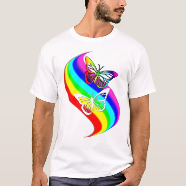 T-shirt d'évasion de papillon (Devant)