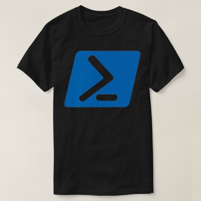 T-shirt Développement de code PowerShell  (Design devant)