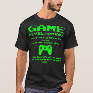 T-shirt Développement de développeurs de jeux vidéo com