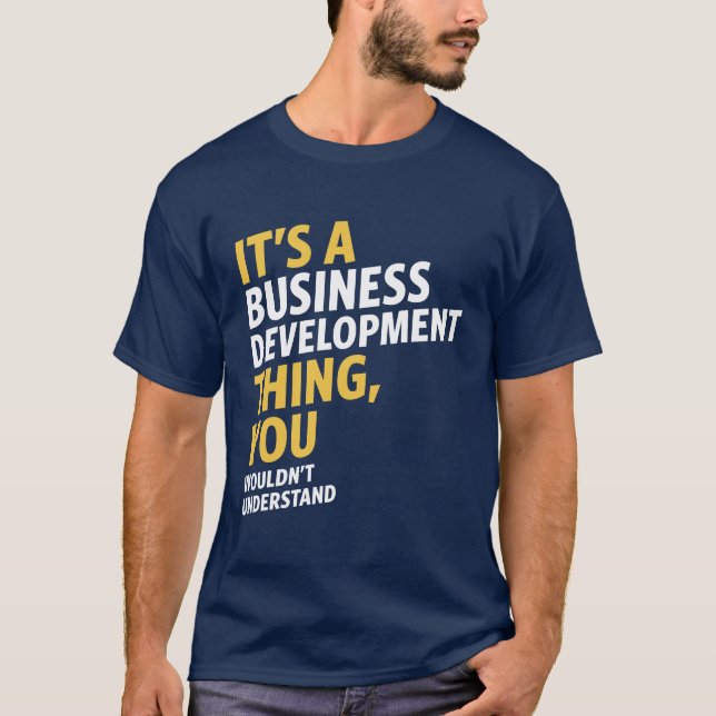 T-shirt Développement des entreprises (Devant)