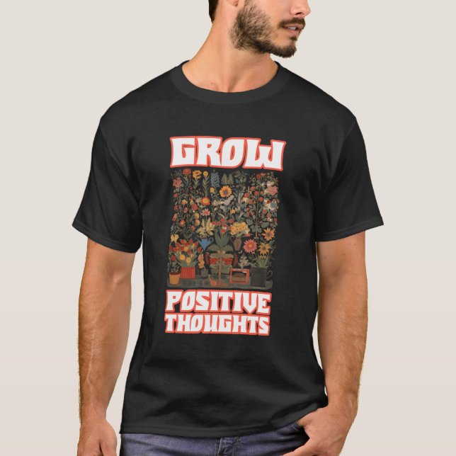 T-shirt Développer des pensées positives (Devant)
