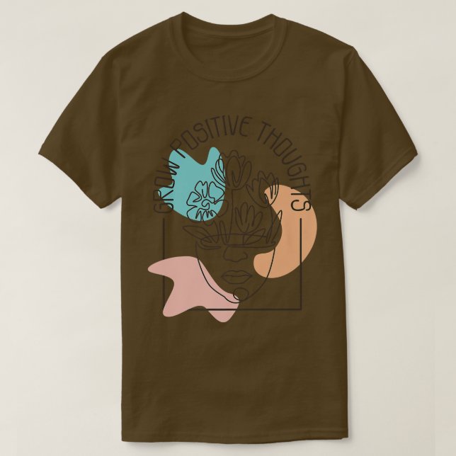 T-shirt Développer des pensées positives, Psych Tech et le (Design devant)