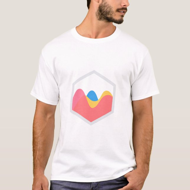T-shirt Développeur Chart.js - Visualisation de données Ja (Devant)