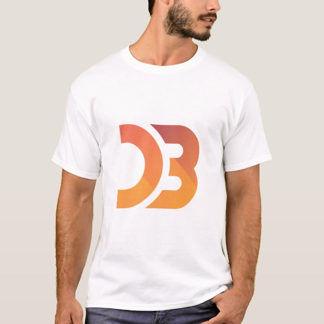 T-shirt Développeur D3.js - Visualisation de données & Jav (Devant)