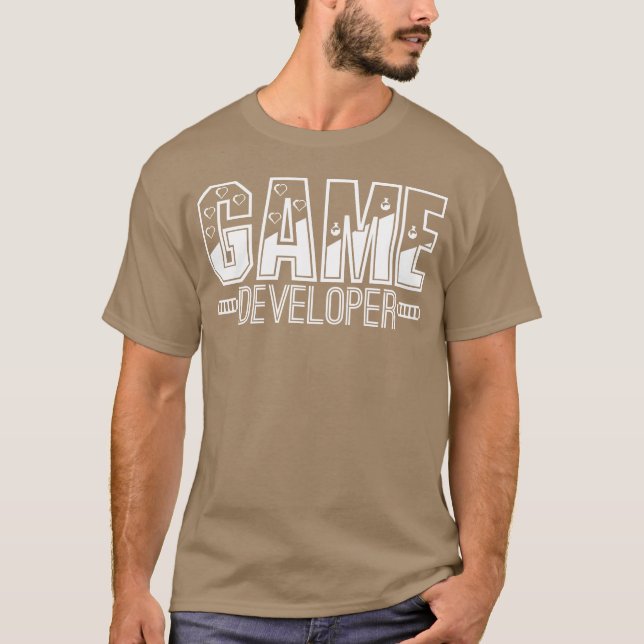 T-shirt Développeur de jeu Programmeur Codeur Codage du ga (Devant)