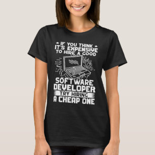 T-shirt Développeur De Logiciels Tentez D'Embaucher Un Log