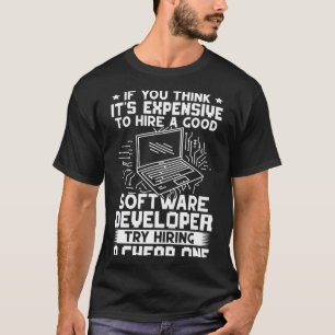 T-shirt Développeur De Logiciels Tentez D'Embaucher Un Log