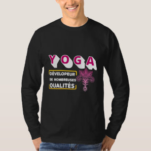 T-shirt Développeur De Yoga De Nombreuses Qualités