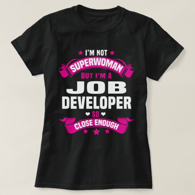 T-shirt Développeur d'emplois (Design devant)