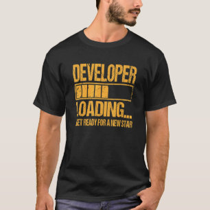 T-shirt Développeur Étudiant Développeur Chargement