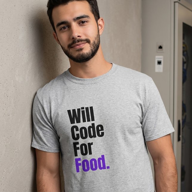 T-shirt Développeur Full Stack Programmeur Contre Nourritu (Créateur téléchargé)