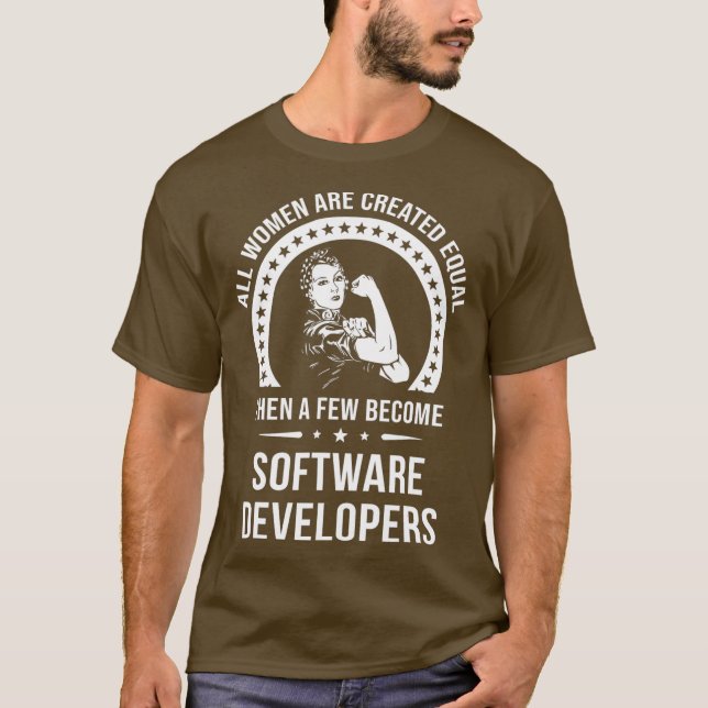 T-shirt Développeur logiciel pour femmes (Devant)