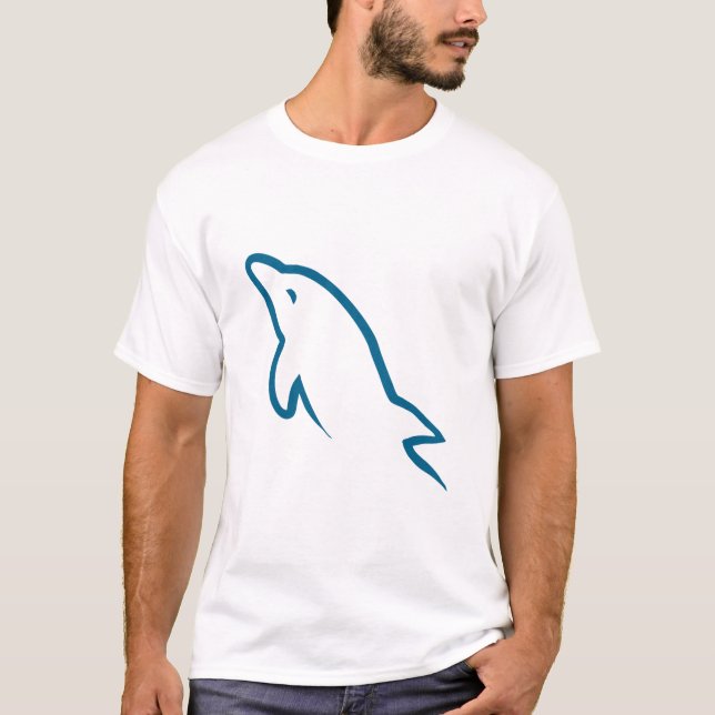 T-shirt Développeur MySQL - Gestion de base de données rel (Devant)