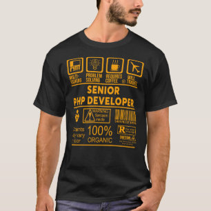 T-shirt DÉVELOPPEUR PHP PRINCIPAL - NICE DESIGN 2017 Essen