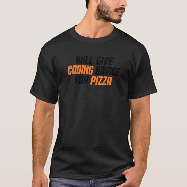 T-shirt Développeur Programmeur Drôle Donne des Conseils d (Devant)