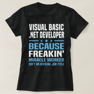 T-shirt Développeur Visual Basic .NET