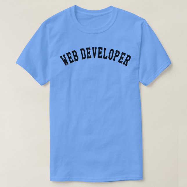 T-shirt Développeur Web (Design devant)