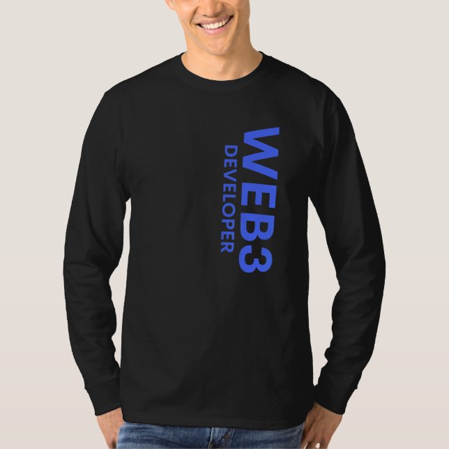 T-shirt Développeur Web3 Décentralisé Cryptomonnaie Web3 0 (Devant)