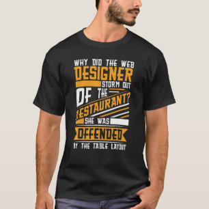T-shirt Développeur Web codant des sites Web informatiques