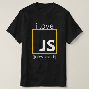 T-shirt développeur web programmation amusante JavaScript
