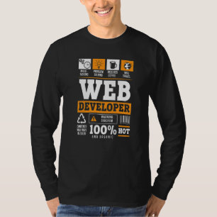 T-shirt Développeur Web Spécialiste Informatique Développe