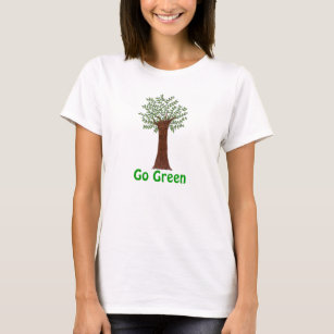 T-shirt Devenez écolo - Arbre à feuilles