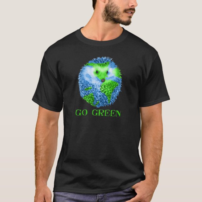 T-shirt Devenez écolo Hedgie (Devant)