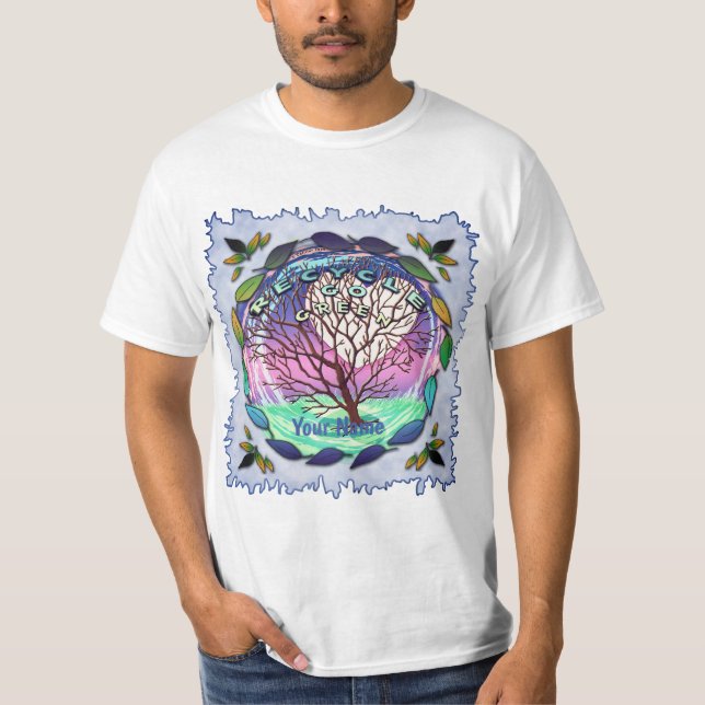 T-shirt devenez écolo Recycle (Devant)