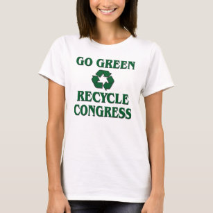 T-shirt Devenez écolo - réutilisez le congrès