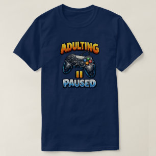 T-shirt Devenir Adulte Mis en Pause