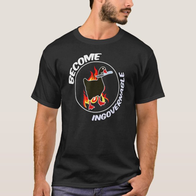 T-shirt Devenir ingouvernable Trending Meme Tee 1 (Devant)