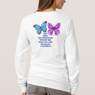 T-shirt Devenir papillon