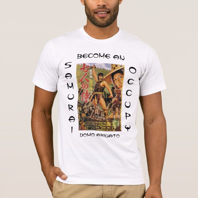 T-SHIRT DEVENIR UN OCCUPÉ SAMURAI DOMO ARIGATO (Devant)
