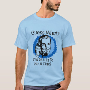 T-shirt Devenir un papa bleu