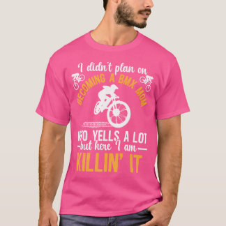 T-shirt Devenir Une Maman Bmx D'Un Pilote Bmx Mère Bmx Mam