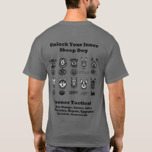 T-shirt Déverrouiller votre chien ovin intérieur