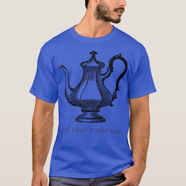 T-shirt Déversement de thé (Devant)