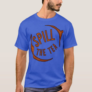 T-shirt Déverser le thé Partager la teinture