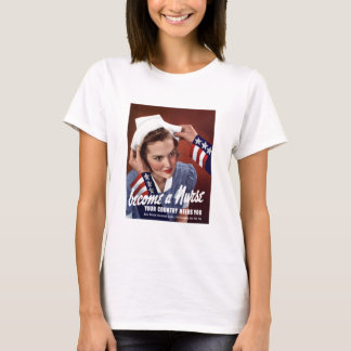 T-shirt Deviennent une infirmière