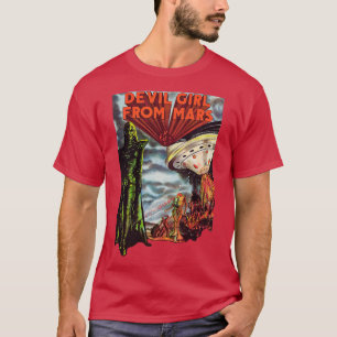 T-shirt Devil Girl from Mars Cult Classic Horror Fan Art