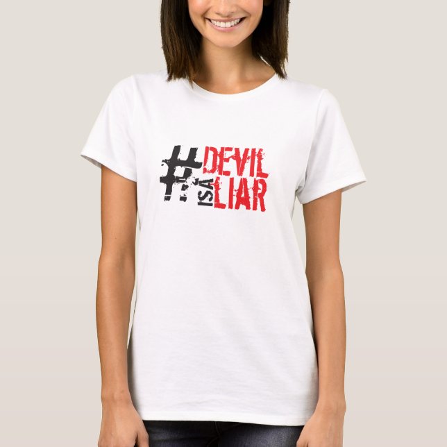 T-shirt #Devilisaliar (Devant)