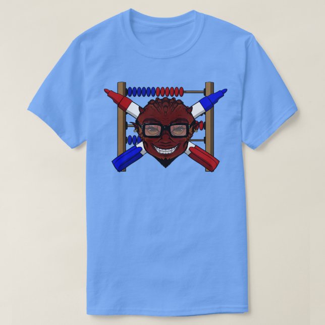 T-shirt Devils Enseignant pas de légende (Design devant)