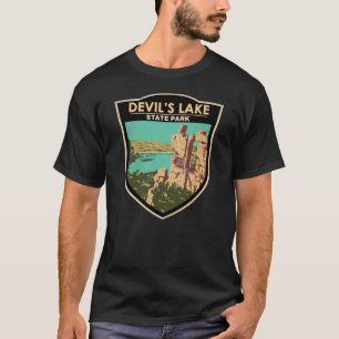 T-shirt Devil's Lake State Park Porte du Wisconsin Devils