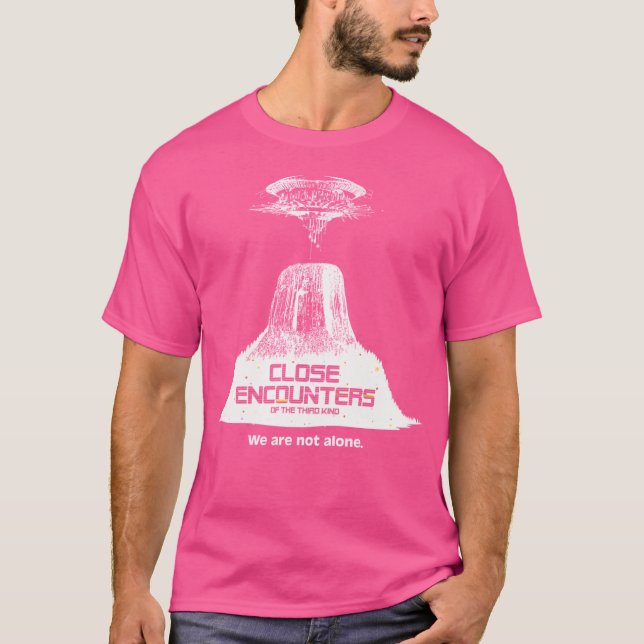 T-shirt Devils Tower Nous ne sommes pas seuls (Devant)