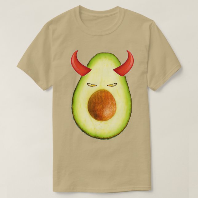 T-shirt Devilx27s Avocado (Design devant)