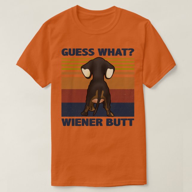 T-shirt Devine ce cul Wiener (Design devant)