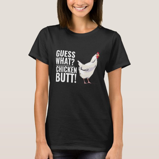 T-shirt Devine Ce Que Dit Le Beurre De Poulet (Devant)