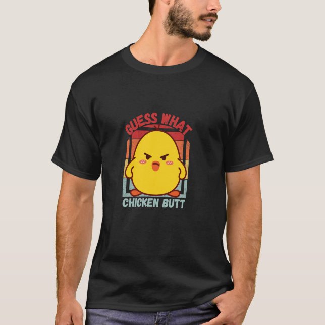 T-shirt Devine quoi Cul de poulet ! (Devant)