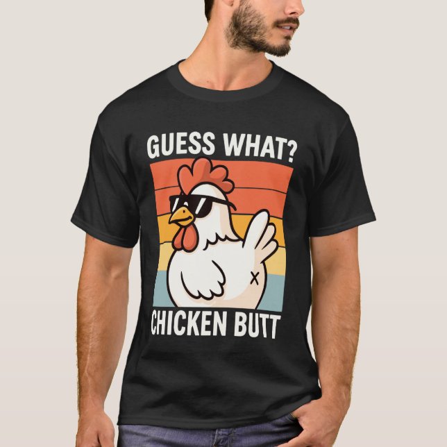 T-shirt Devine quoi Cul de Poulet 2 (Devant)