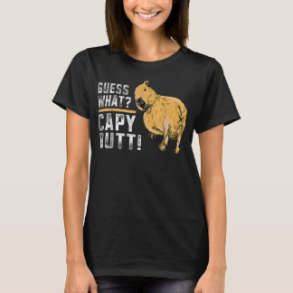 T-shirt Devinez ce Capy Butt Capybara Funny Capibara